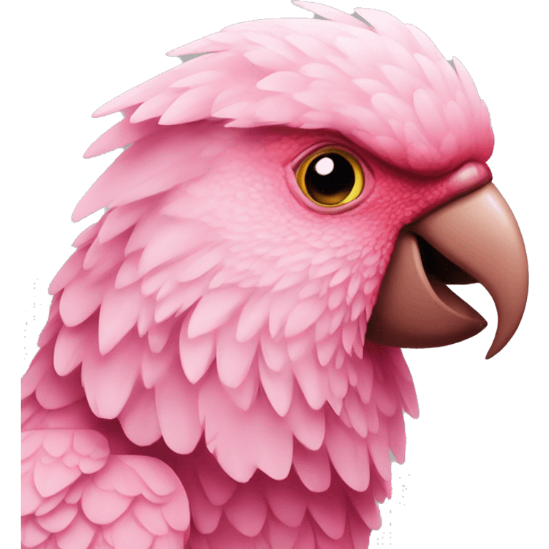 Pink gallah ￼ emoji