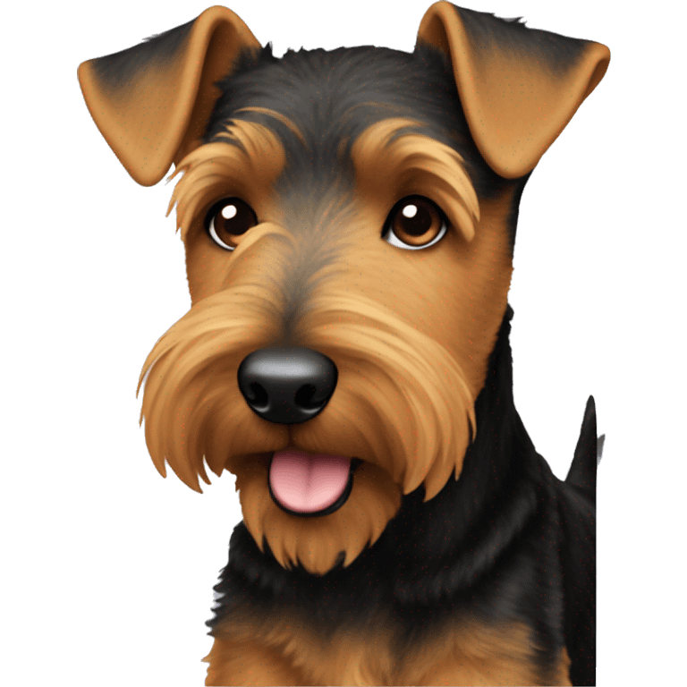 Female Welsh terrier emoji