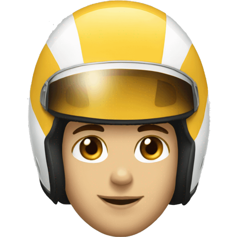 racer male with a helmet emoji