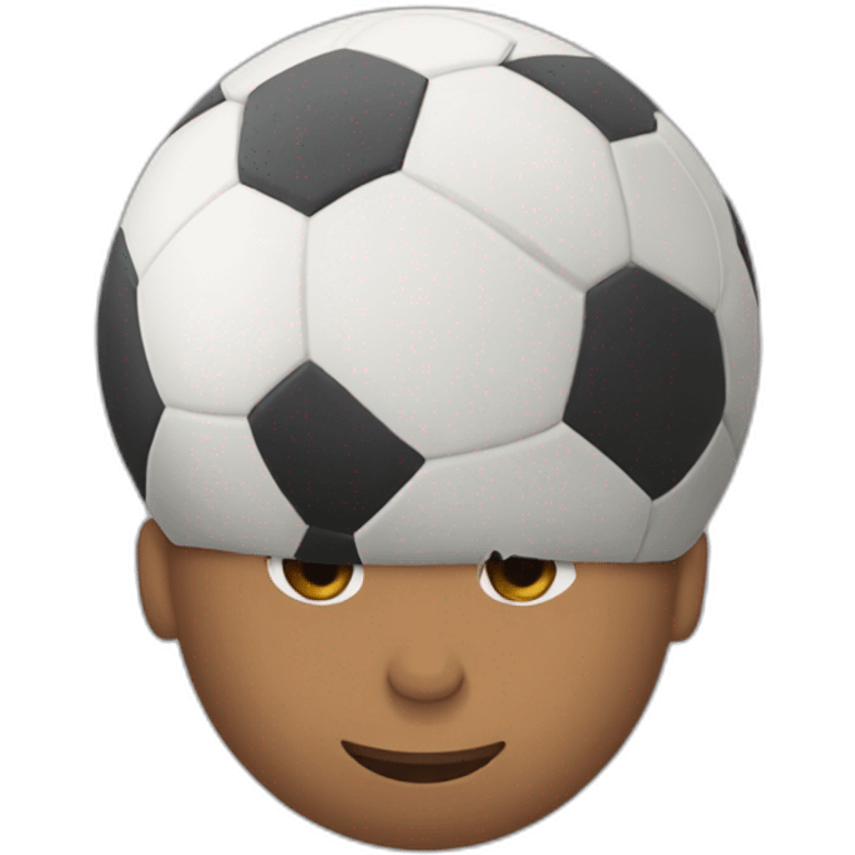 Messi con pelota de voley emoji