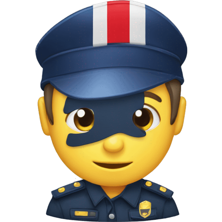 cybersécurité avec drapeau français  emoji