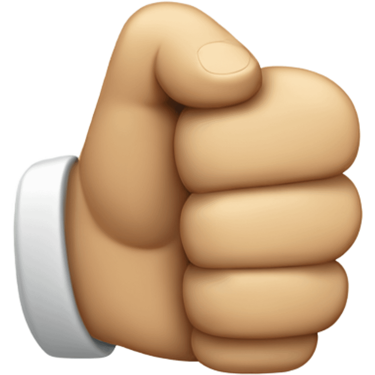 Thumbs up fist emoji