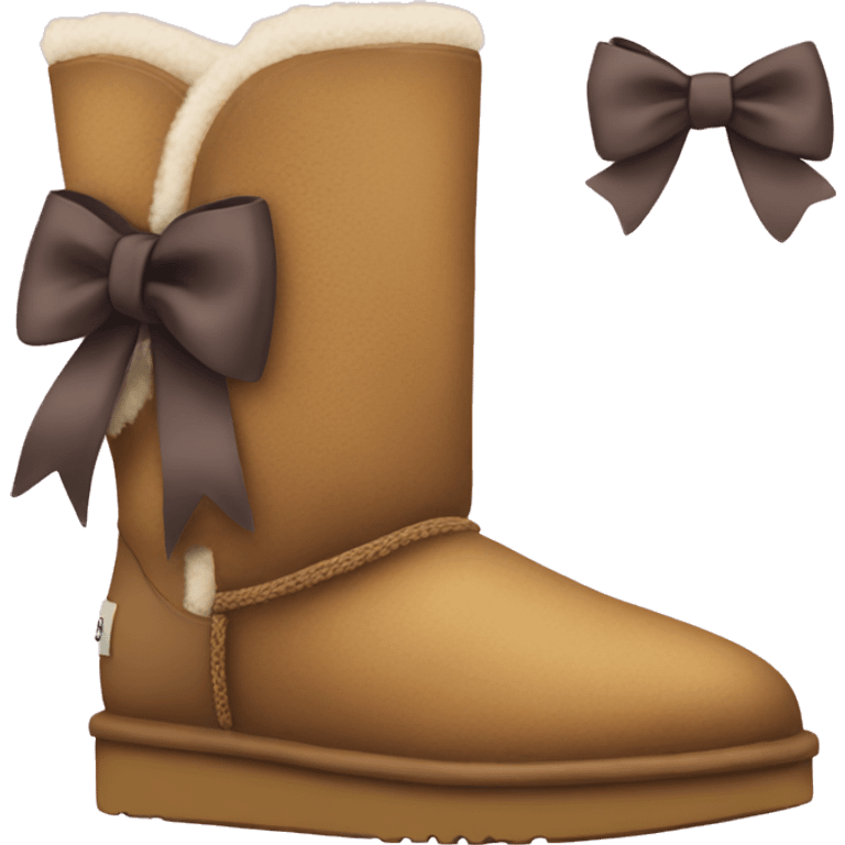 Uggs with bows emoji