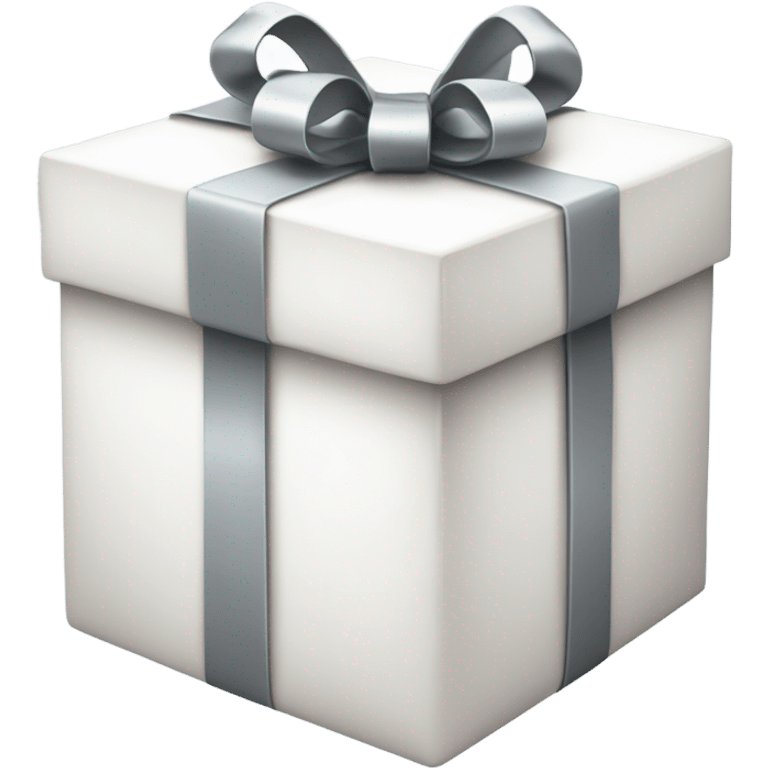 white gift box emoji