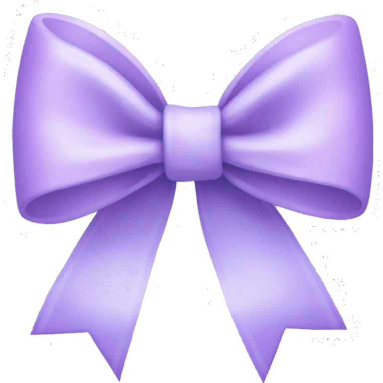 pastel purple bow emoji