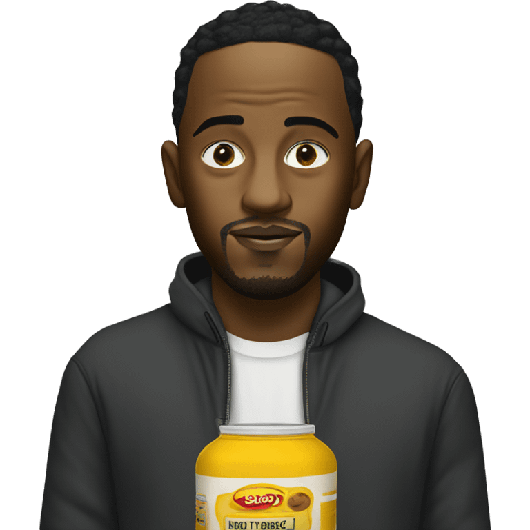 kendrick lamar with mustard  emoji