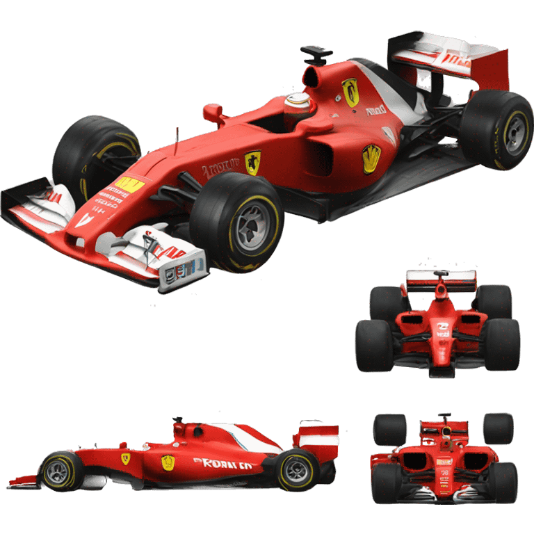 Ferrari F1 car emoji