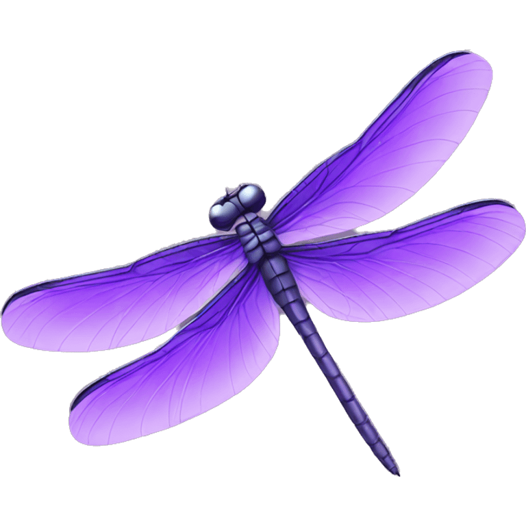 purple dragonfly emoji