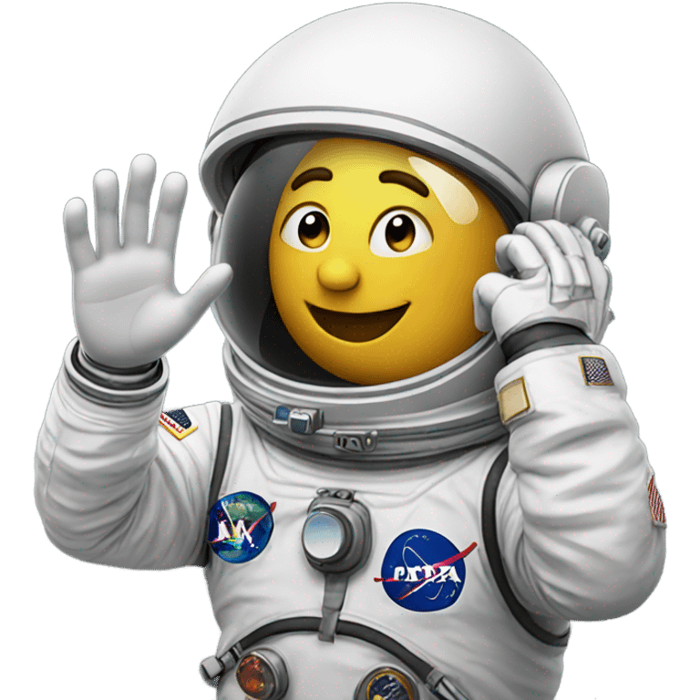 Astronaut saluting  emoji