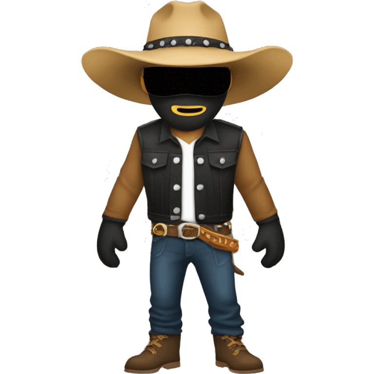 Bandido con ropa de marca  emoji