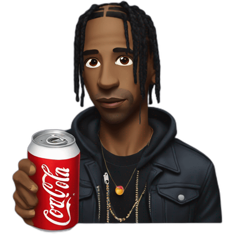 Travis Scott Drink Coke Chery emoji