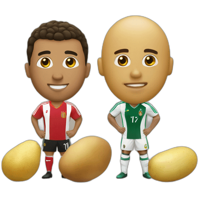 ronaldo and potato emoji