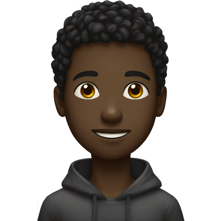 Black boy with inscription "Relja" emoji