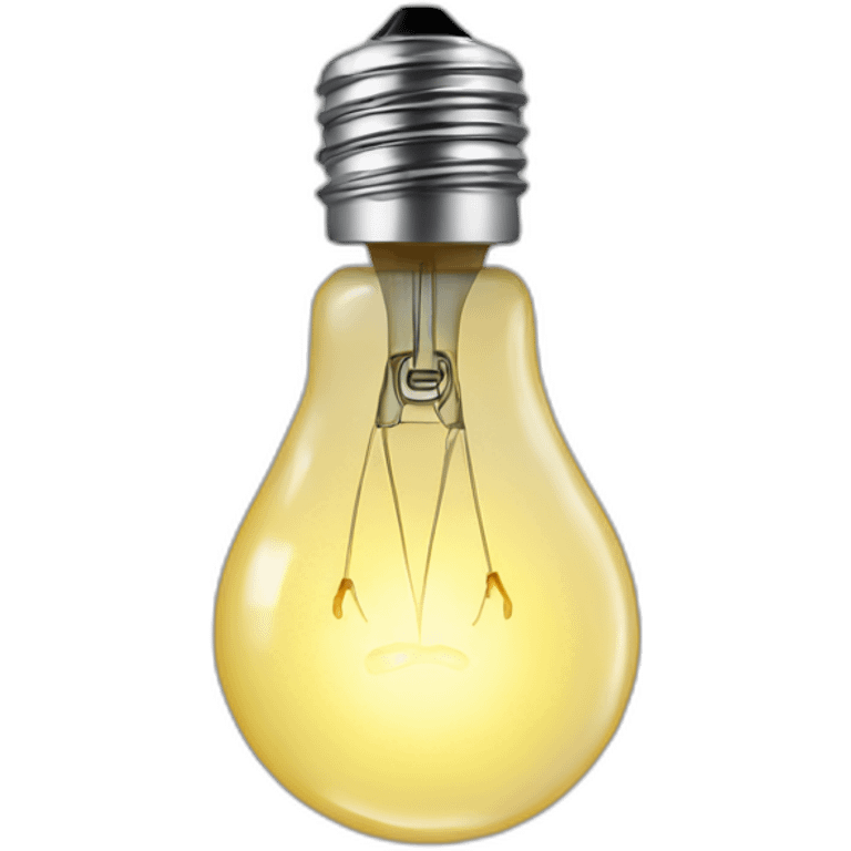 a lightbulb emoji