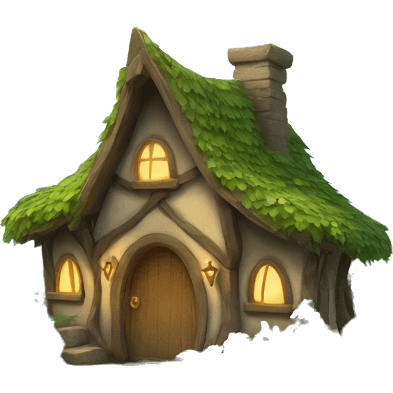 Fairy cottage emoji