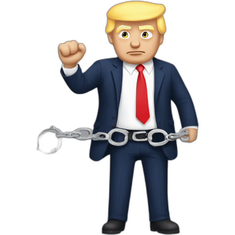 trump-in-handcuffs emoji