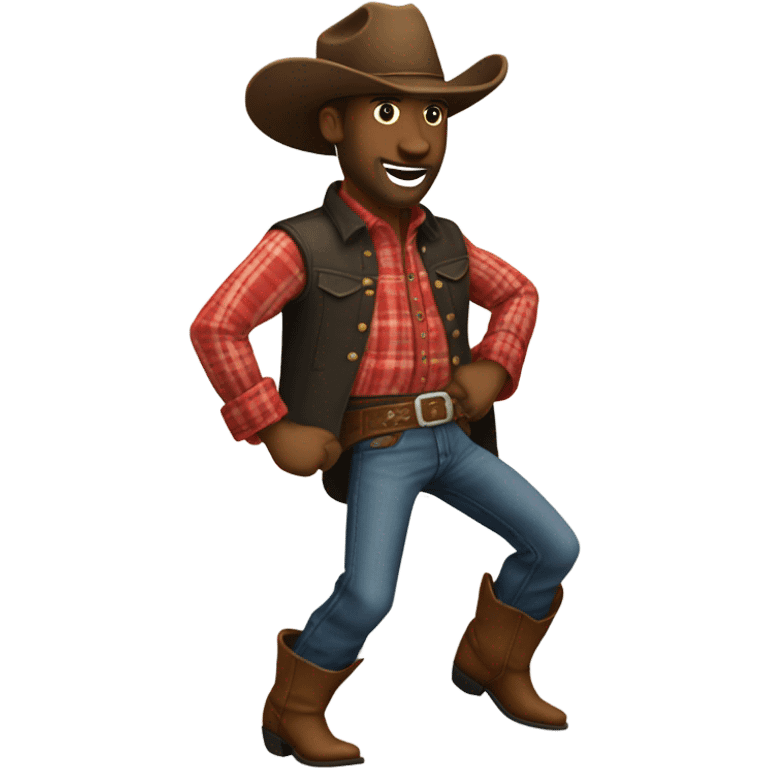 Cowboy dancing  emoji