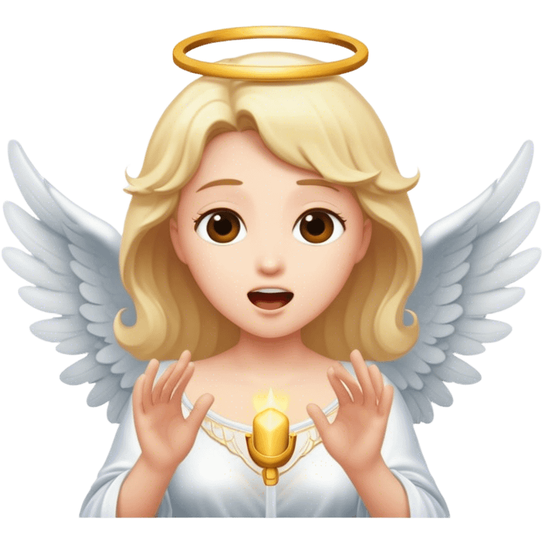 Angel sung emoji