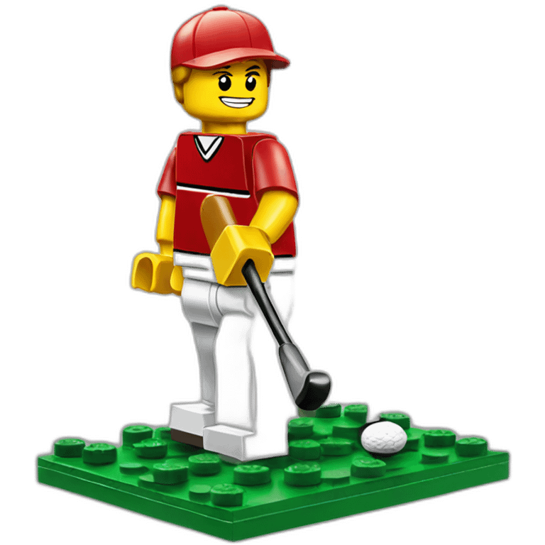 lego golfplayer emoji