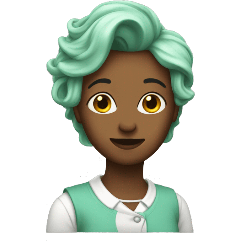 mint lesbian emoji