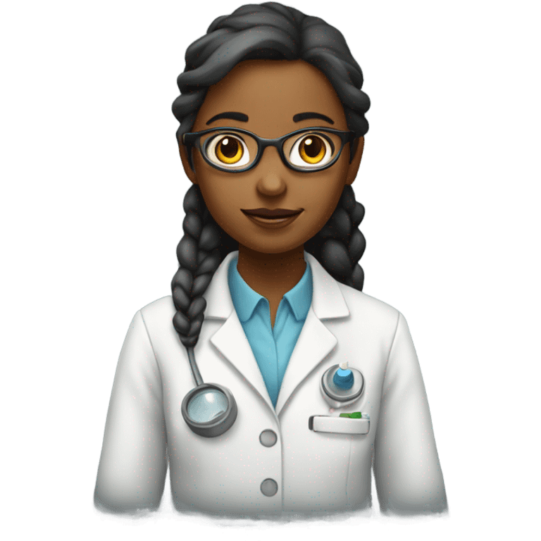 girl scientist emoji