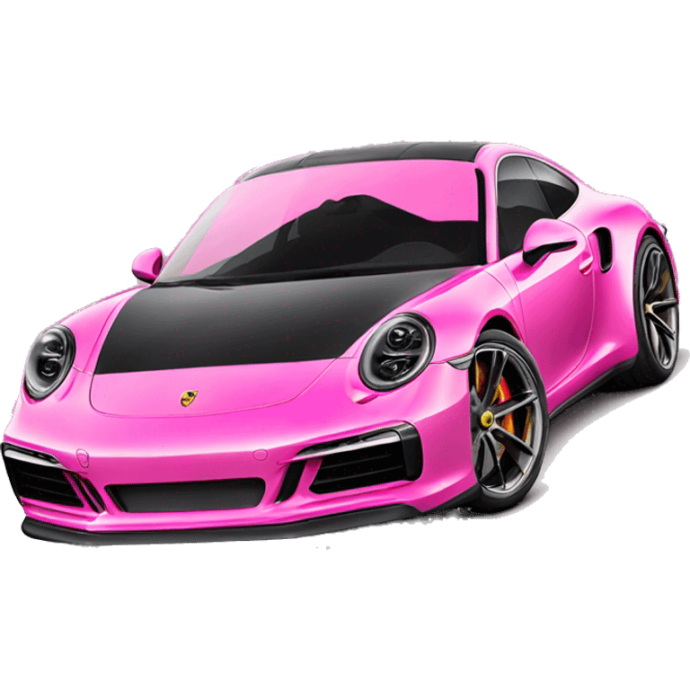 New Porsche 911 pink emoji