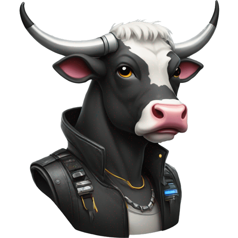 Cyberpunk bull  emoji