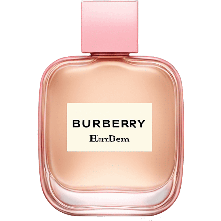 Light pink Burberry her elixir perfume  emoji