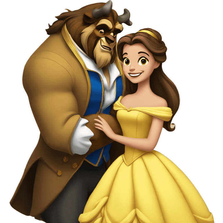 Beauty and the beast emoji