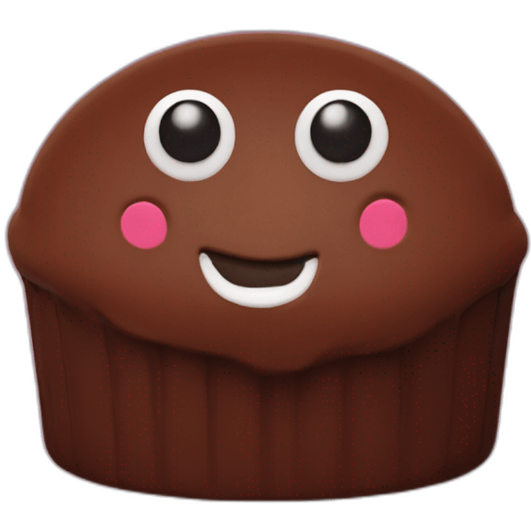 fondant au chocolat emoji