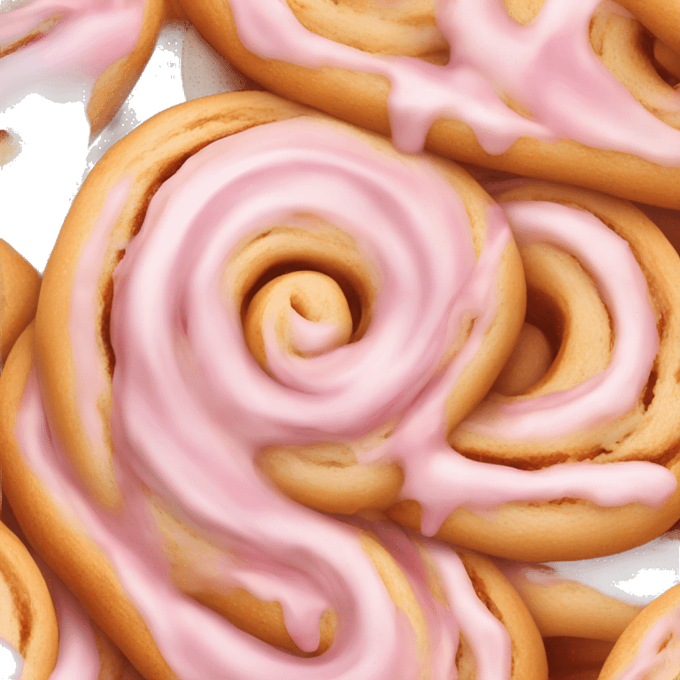 Light pink cinnamon roll  emoji