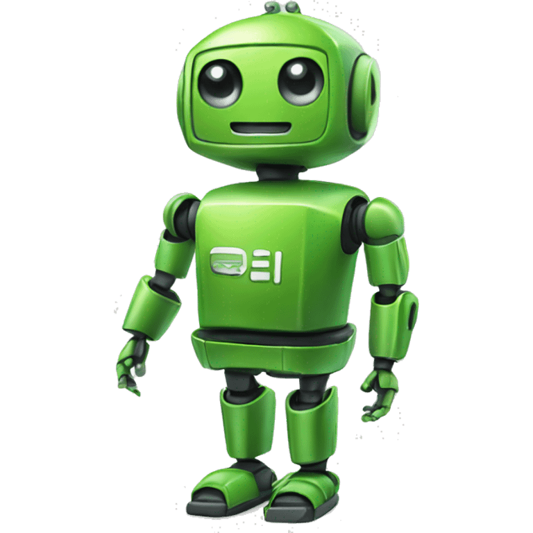 androids little green robot mascot emoji