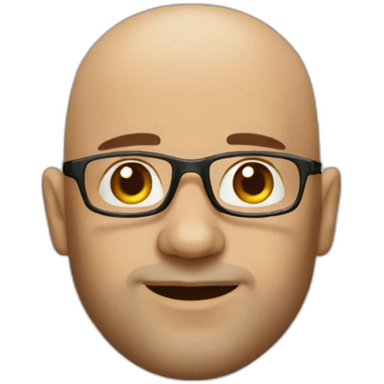 bald 40 years old spanish designer emoji