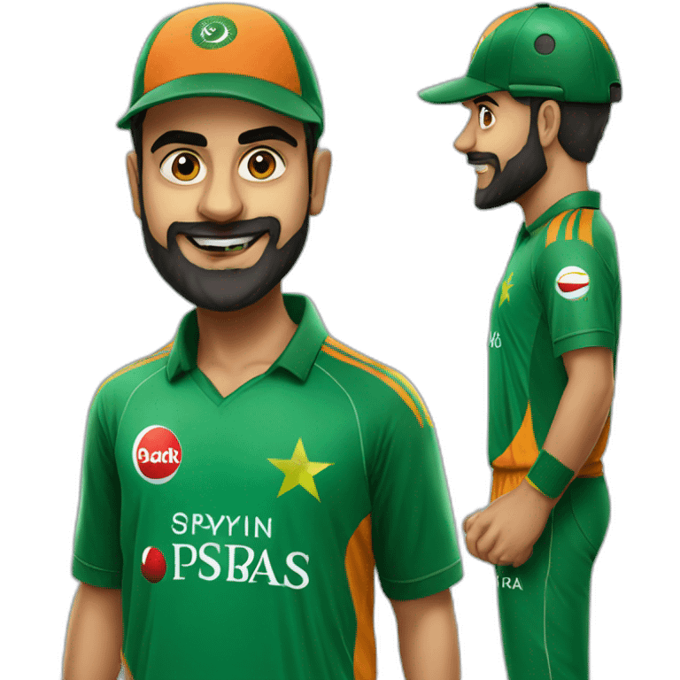 Virat in pakistan jersey emoji