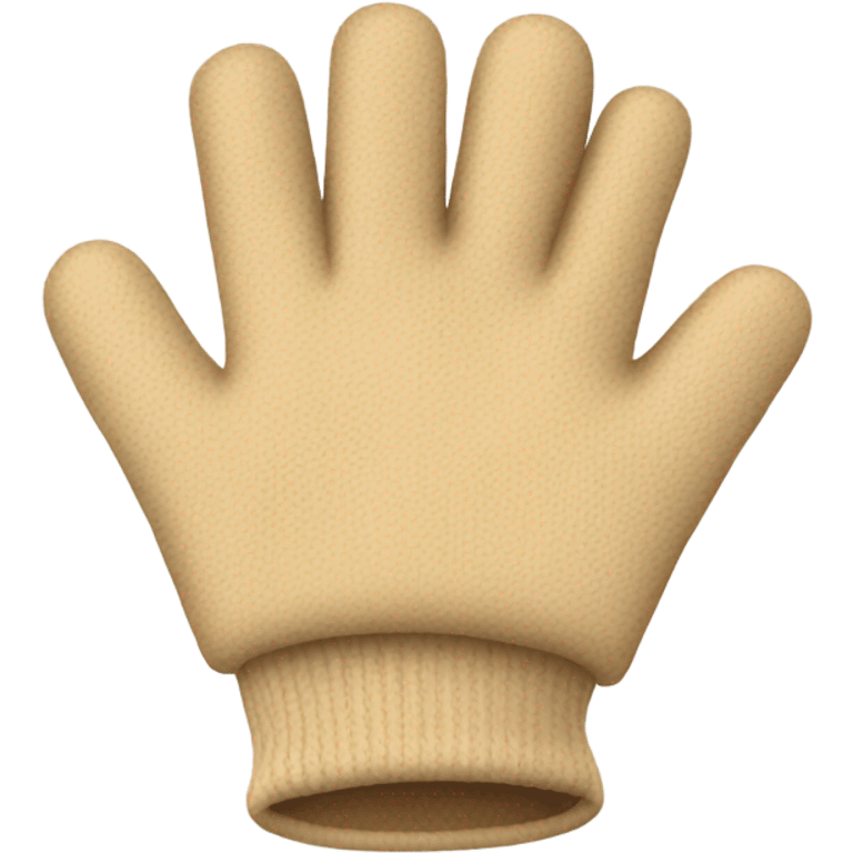 Beige gloves emoji