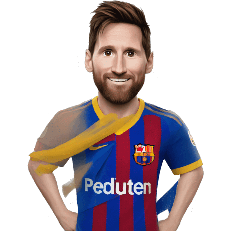 Messi en tutu emoji