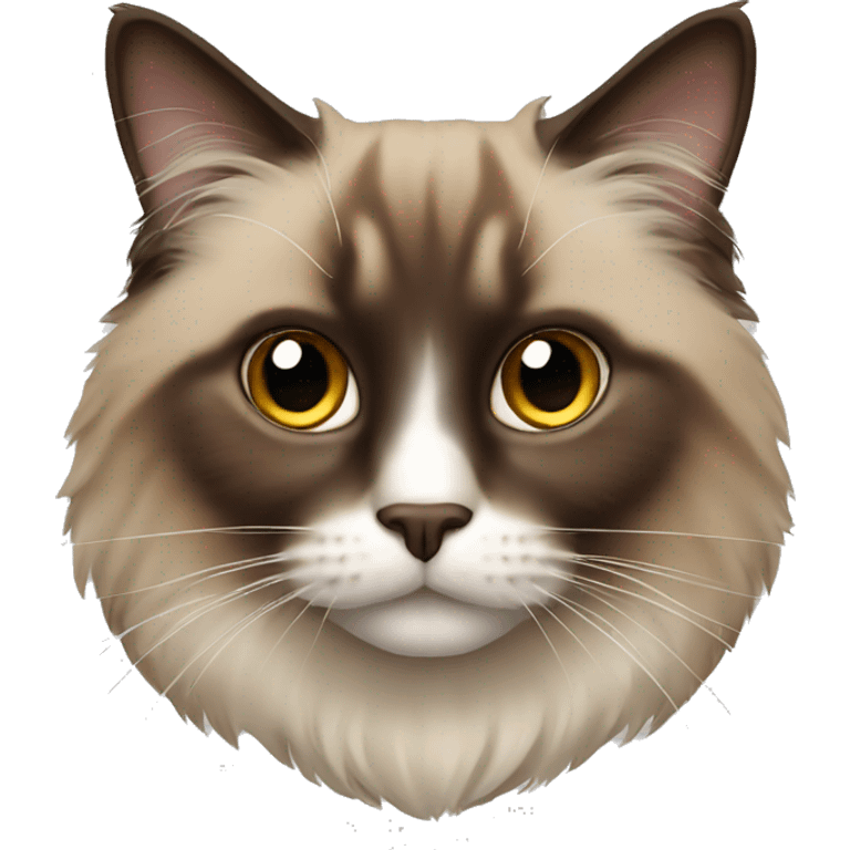 brown ragdoll cat emoji