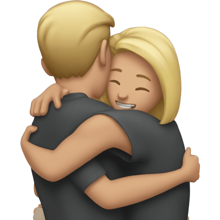 Couple hug  emoji