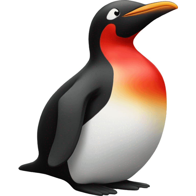 bright red pinguin emoji