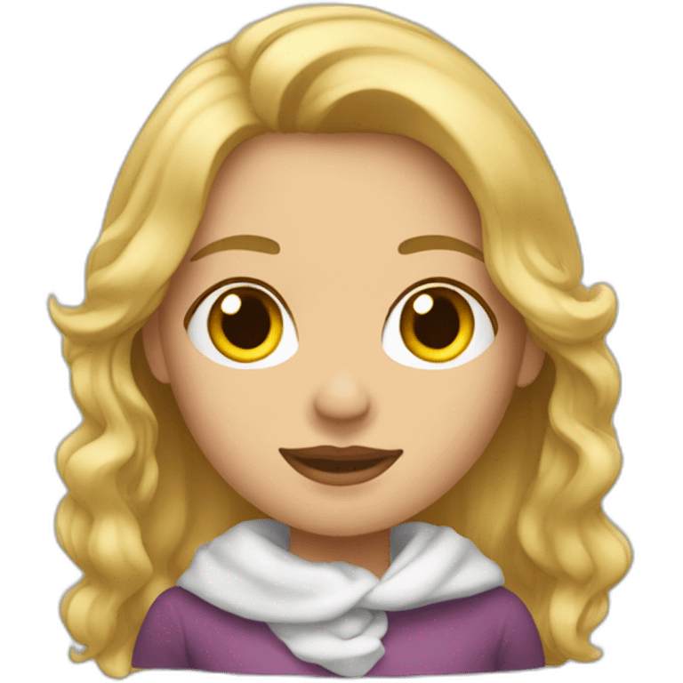 mujer alta rubia emoji