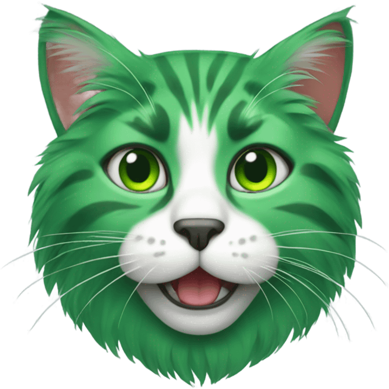 green cat emoji