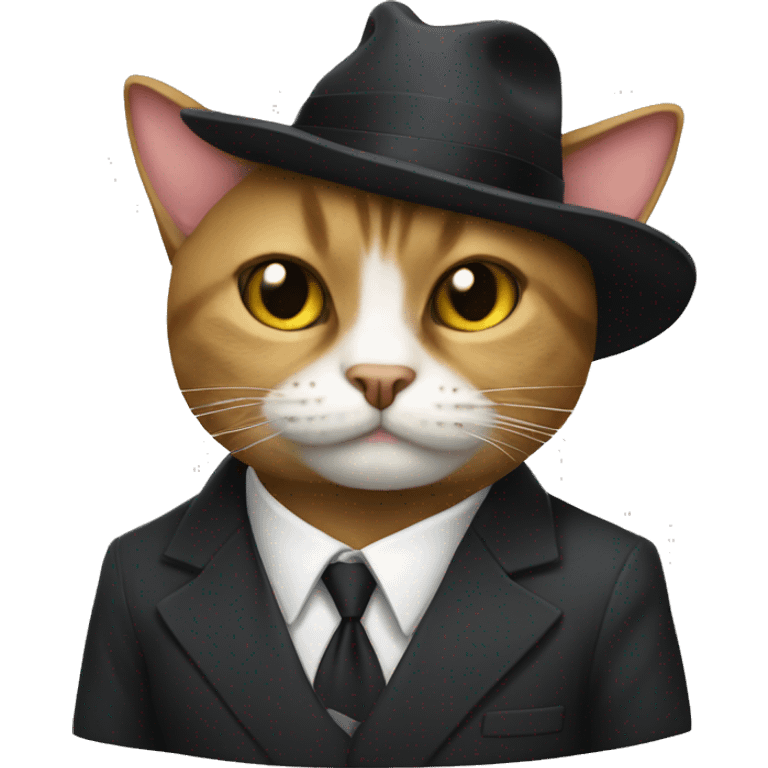 Mafia cat emoji