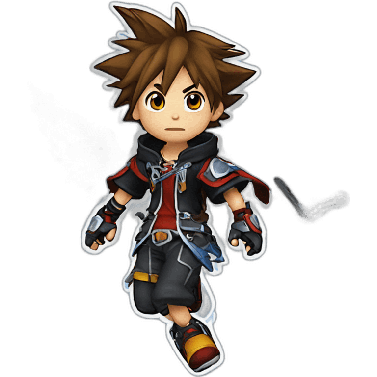 sora flying kingdom hearts emoji