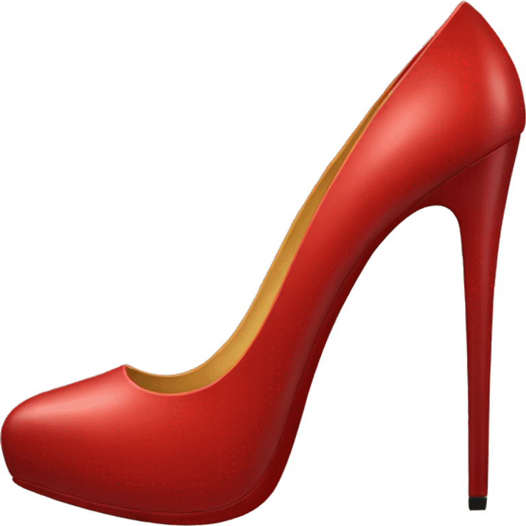 Red bottom heels emoji