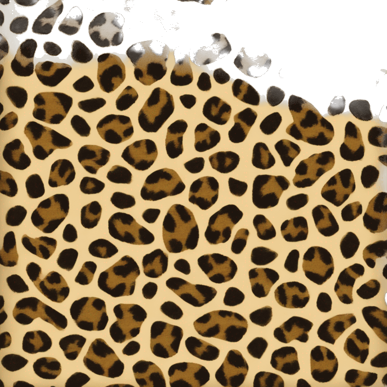 Leopard print jeans emoji