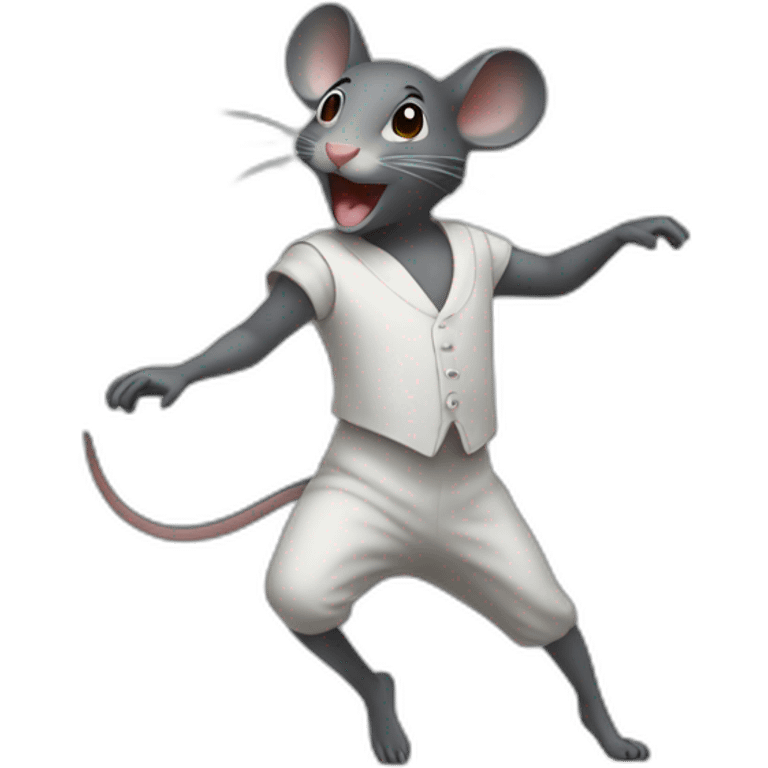 Une souris qui danse emoji