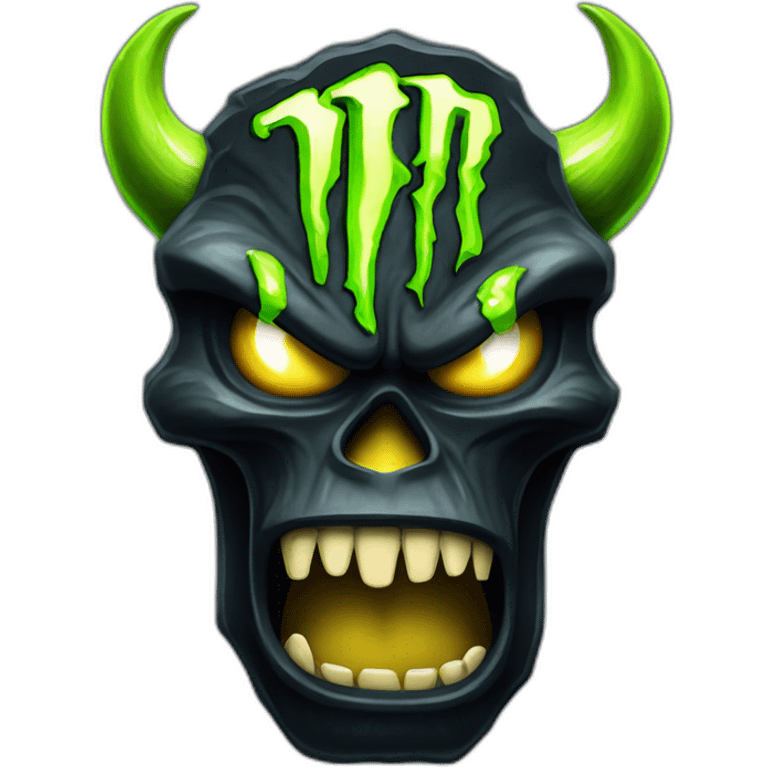 Monster energy drink logo emoji