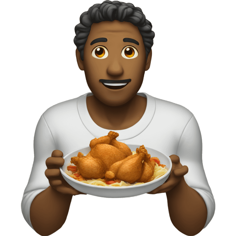 don polo eating chicken emoji