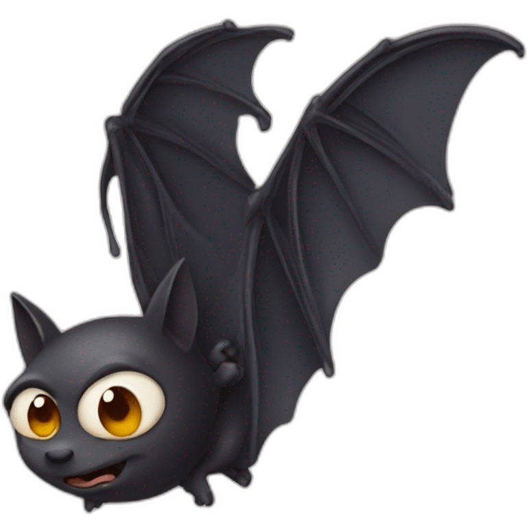 Bat pooing emoji