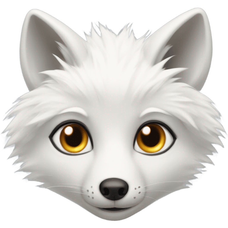 White fox emoji